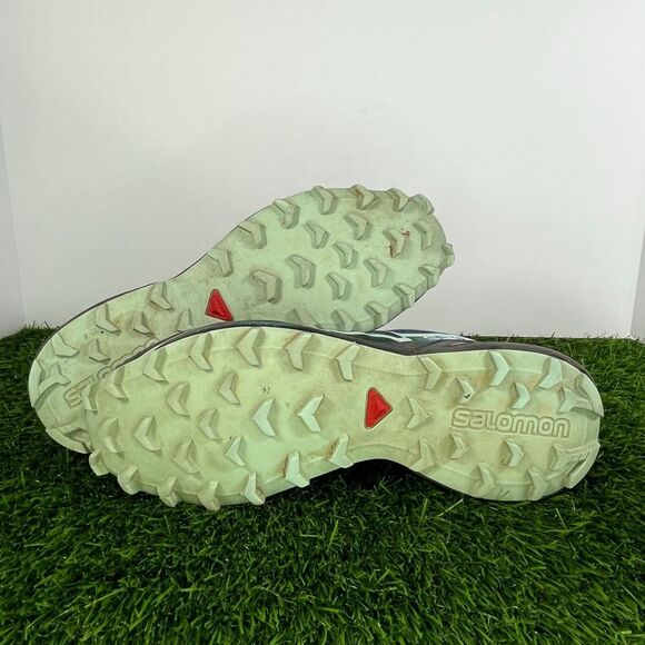Salomon Speedcross 4 Women’s Shoes Blue Aqua Trail Running Outdoor size 8.5 - Picture 7 of 8